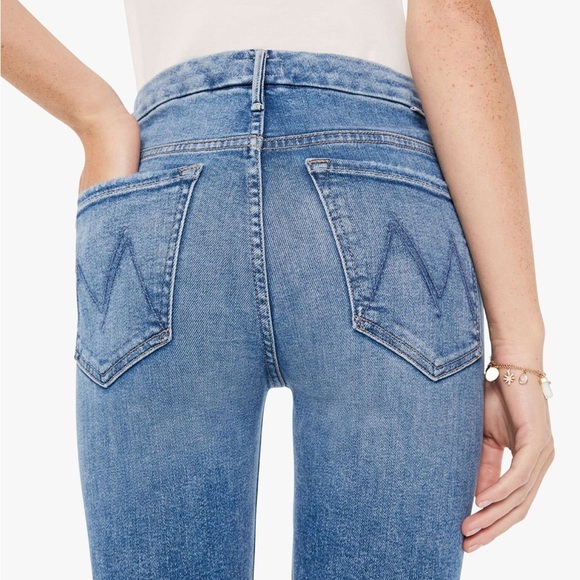 MOTHER denim High Waisted Looker Ankle Jeans NWOT - Picture 3 of 10
